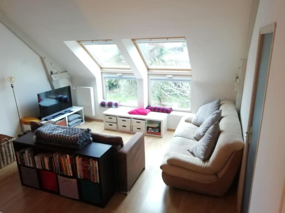 Maison Familiale Sur La Cote D'Emeraude Lancieux Bagian luar foto
