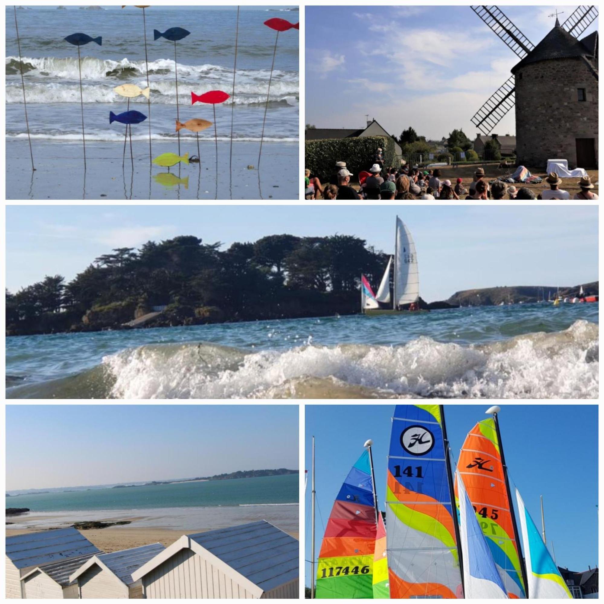 Maison Familiale Sur La Cote D'Emeraude Lancieux Bagian luar foto