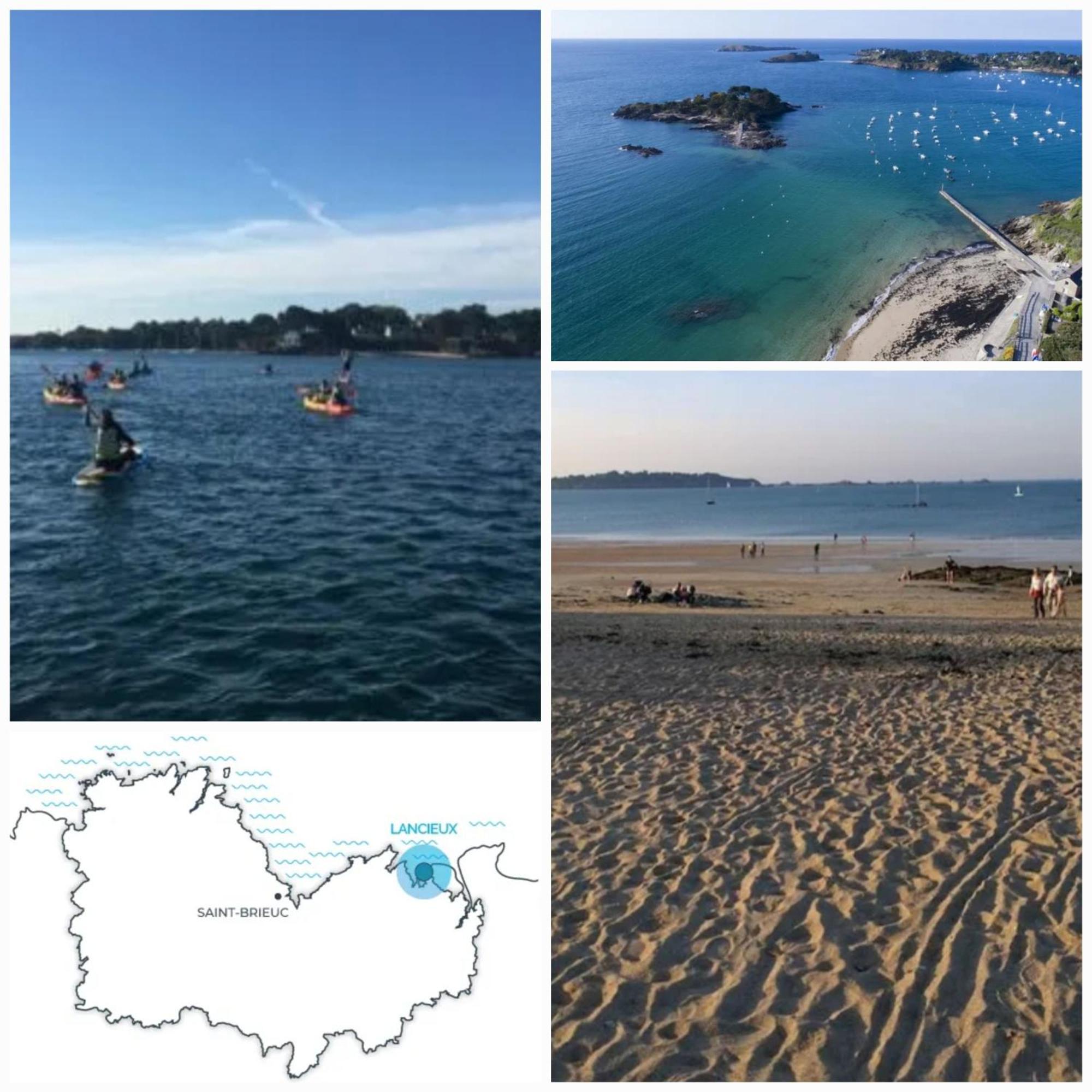 Maison Familiale Sur La Cote D'Emeraude Lancieux Bagian luar foto