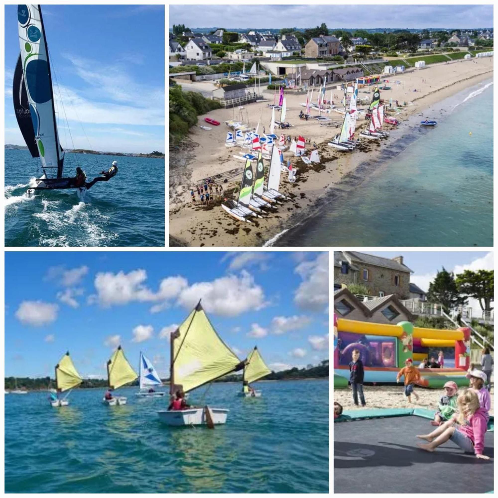 Maison Familiale Sur La Cote D'Emeraude Lancieux Bagian luar foto